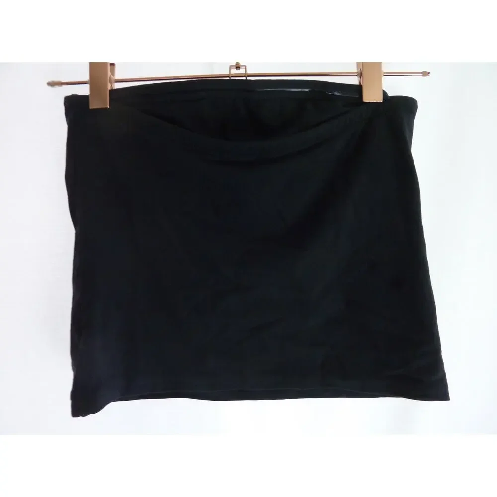NWT Everlane The Tube Top S Black Crop Strapless Tank